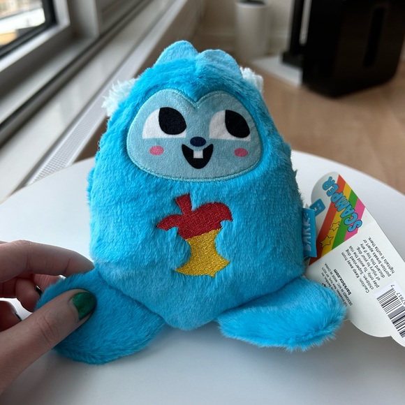 Bark Other - *NWT* Blue Squirrel Dog Toy with Treat Trap Tail